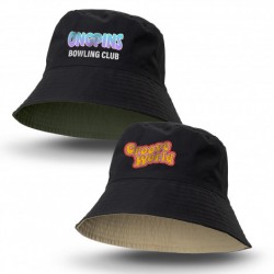Wide Brim Hats - Reversible Ripstop Bucket Hat