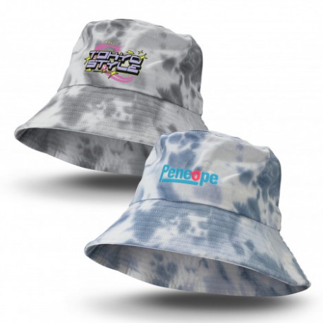 Wide Brim Hats - Juniper Tie Dye Bucket Hat