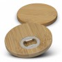 Coasters - Bamboo Bottle Opener Coaster Set of 2 - Round