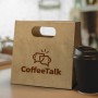 Paper Bags - Medium Die Cut Paper Bag Landscape