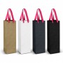 Paper Bags - Wine Ribbon Handle Paper Bag