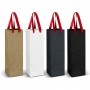 Paper Bags - Wine Ribbon Handle Paper Bag