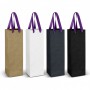 Paper Bags - Wine Ribbon Handle Paper Bag
