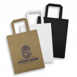 Paper Bags - Medium Flat Handle Paper Bag Portrait