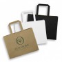 Paper Bags - Medium Flat Handle Paper Bag Landscape