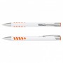 Metal Promotional Pens - Panama Grip Pen Metal - White Barrel