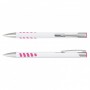 Metal Promotional Pens - Panama Grip Pen Metal - White Barrel