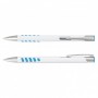 Metal Promotional Pens - Panama Grip Pen Metal - White Barrel