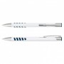 Metal Promotional Pens - Panama Grip Pen Metal - White Barrel