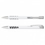 Metal Promotional Pens - Panama Grip Pen Metal - White Barrel