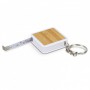Printed Tape Measures - Bamboo Tape Measure Key Ring