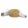 USB Hubs & Cables - Bamboo Retractable Charging Cable