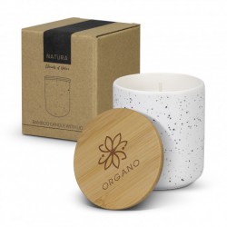 Candles - NATURA Candle with Bamboo Lid
