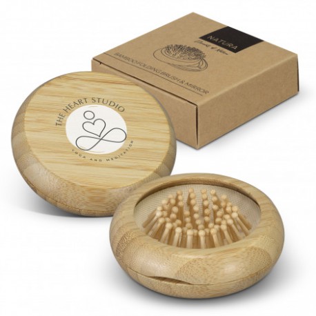 Personal Products - NATURA Bamboo Brush and Mirror
