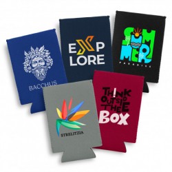 Printed Stubby Holders - Bergen Slim Can Cooler