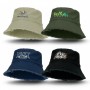 Wide Brim Hats - Raw Edge Bucket Hat