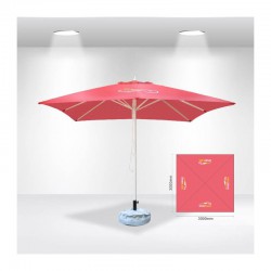 Market umbrellas - 3x3m Square Market Umbrellas