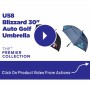 Corporate Umbrellas - Blizzard 30 Auto Golf Umbrella