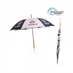 Custom Made Umbrellas - Custom Made RPET Umbrella with Straight Handle