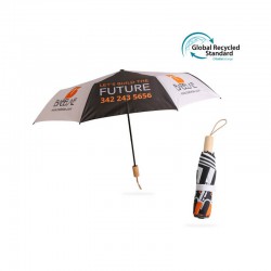 Custom Made Umbrellas - Custom Made Triple folding RPET umbrella