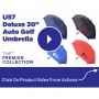 Corporate Umbrellas - Deluxe 30 Auto Golf Umbrella