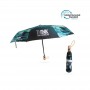Custom Made Umbrellas - Triple folding RPET umbrella - auto open and close