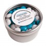2 50g Bags Chewy Fruits Packed in Small Round Window Tins
