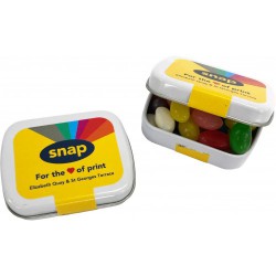30g Jelly Beans Packed in Small Rectangle Tins