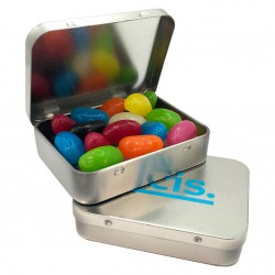 65g Aussie Jelly BeansPacked in Rectangle Hinge Tins