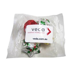 30g Christmas Chocolates Packed in Cello Bags