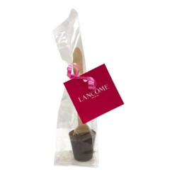 50g Chocolate Spoon Packed in Cello Bags packaging with Tag & Ribbon