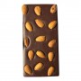 100g Premium Dark Chocolate Almond Bar Packed in Cello Bags