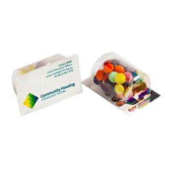 25g Chocolate Beans Packed in Biz Card Sleeve