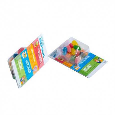 14g Jelly Beans Packed in Small Biz Card Sleeve