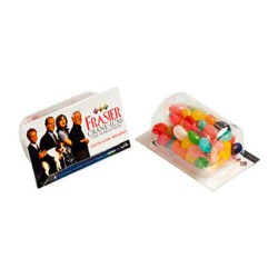 25g Jelly Beans Packed in Biz Card Sleeve