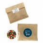 50g Chewy Fruits Packed in Kraft Paper Bag