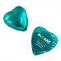 7g Chocolate Heart Wrapped Packed in Foil - Australian made