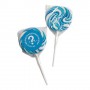 16-20g Blue Candy Lollipops With Sticker