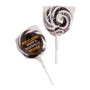 16-20g Black Candy Lollipops With Sticker