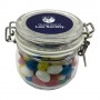 130g Christmas Jelly Beans Packed in Glass Clip Lock Jars