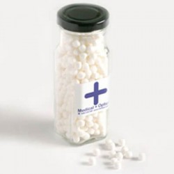 220g Chewy Mints Packed in GlassTall Jars