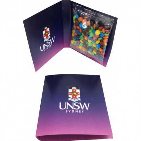 50g M&Ms Packed in Gift Cards Sleeve