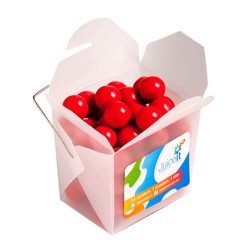 100g Orange Chocolate Drops Packed in Frosted Noodle Boxes