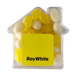 50g Jelly Beans Packed in Acrylic Houses