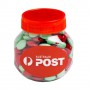 170g Christmas Chocolate Beans Packed in Plastic Bottles