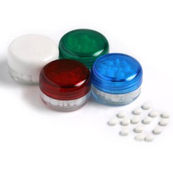 Sugar Free Mints Packed in Small Screw Cap Bottles