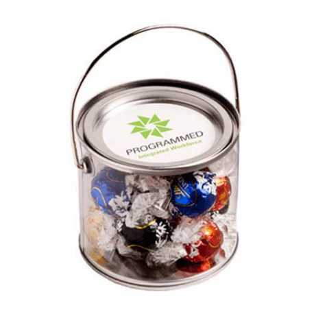 14 Lindt Balls Packed in Medium PVC Buckets