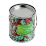 875g Christmas Chocolate Beans Packed in Big PVC Buckets