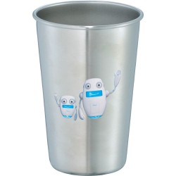 Printed Glasses, Cups & Tumblers - Growl Stainless Pint Glass 16oz