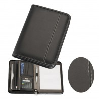 Non Leather Compendiums - A5 Zippered Compendium With Calculator